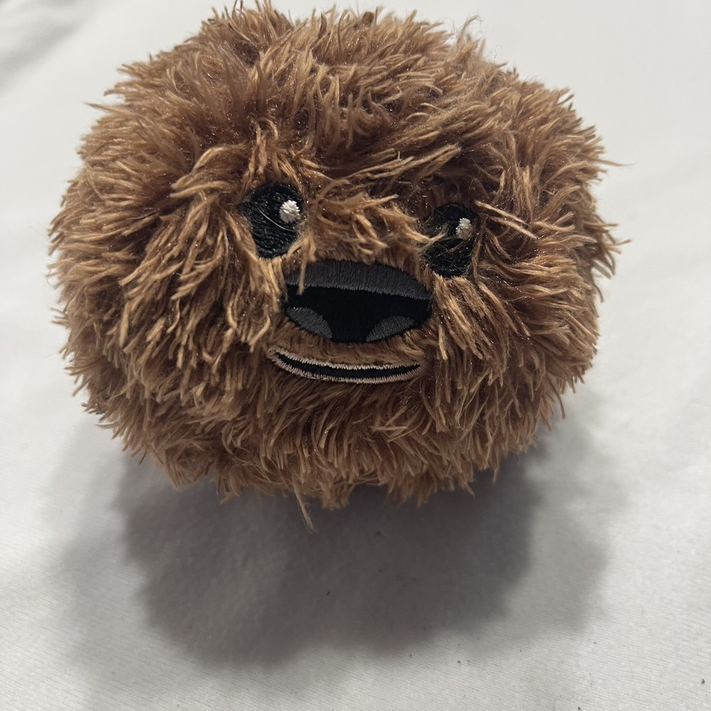 Hallmark Star Wars Chewbacca Plush Fluff Ball Disney Round Fuzzy Stuffed Animal